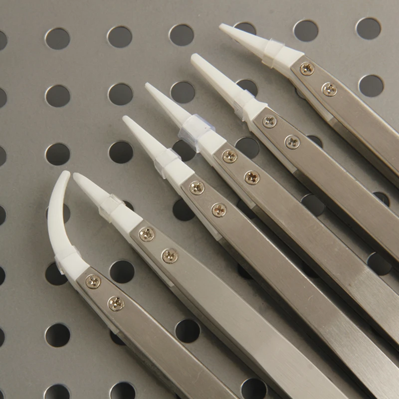 6 шт./компл. керамические щипцы пинцет ручной инструмент термостойкий не