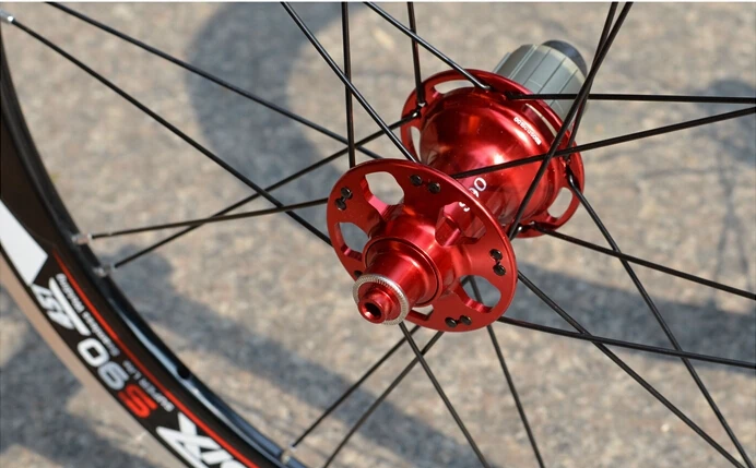 EIOSIX комплект колес для BMX 451 22 дюйма складные колеса велосипеда S90 широкие диски 120