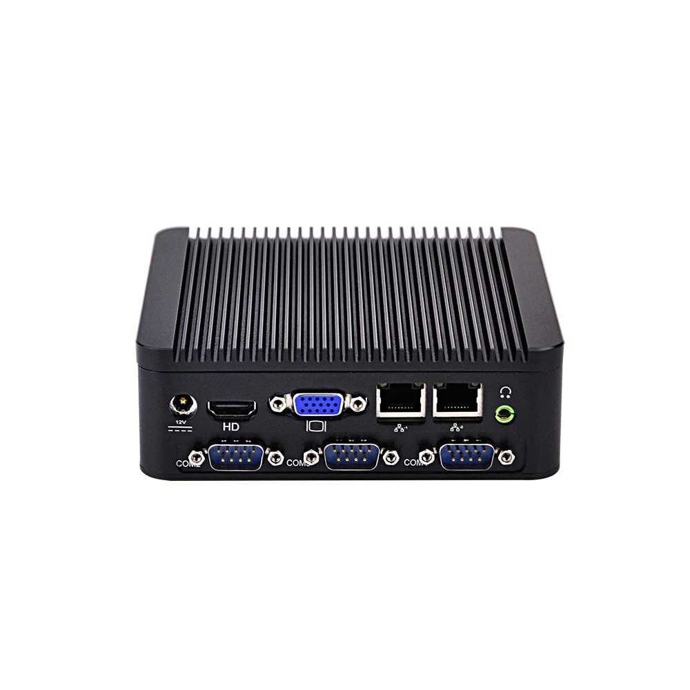 Oem/odm QOTOM pos компьютер Q190P с Celeron J1900 до 2.41 ГГц quad Core Dual NIC 4 * COM 1080 P X86 Win OS Linux