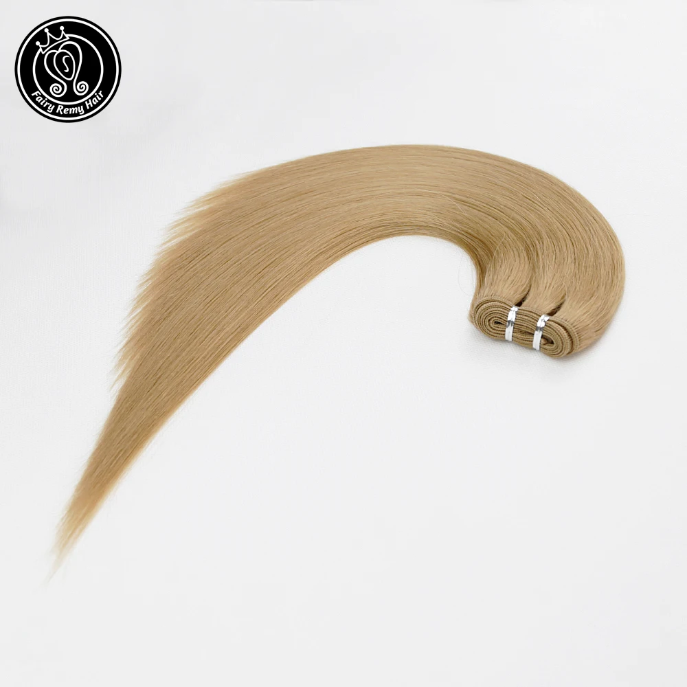 Сказочные волосы remy 22 дюйма настоящие европейские прямые человеческие волосы пучки 100 г/шт. уток темно-коричневый цвет человеческие волосы remy