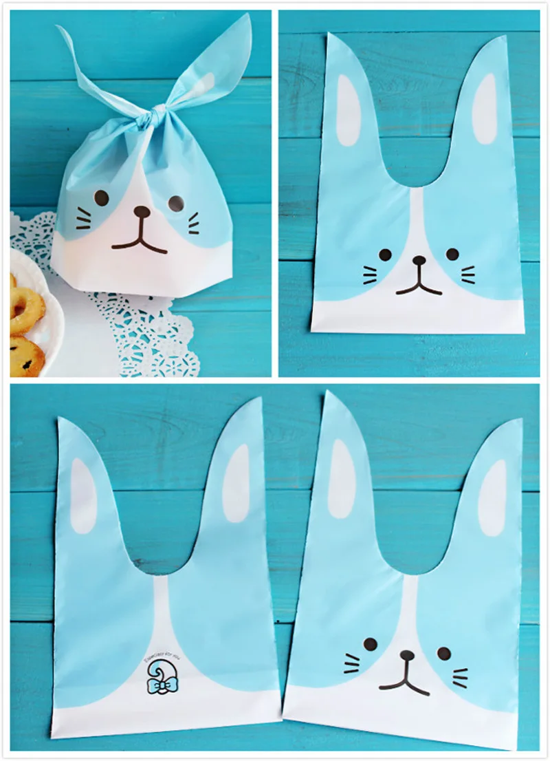 20 шт. пластиковые пакеты с длинными кроличьими ушками|bag f|cookie bakingbag bag |