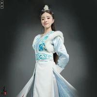 empress wen xian dugu jia luo swordlady hanfu costume for tv play the legend of dugu drama costume stage performance hanfu