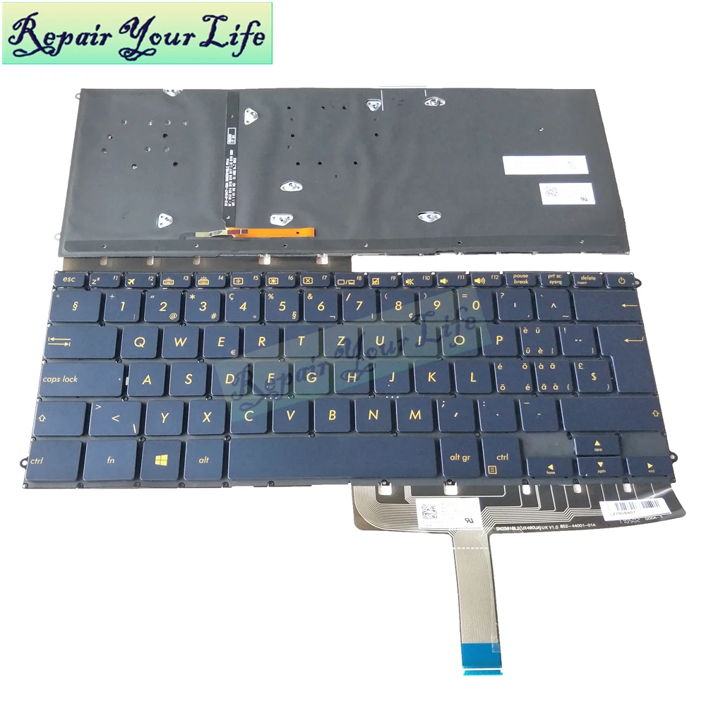Клавиатура с испанской раскладкой для ASUS ZenBook 3 Deluxe CA UA 0KN1 1S1SF26 | Компьютеры и офис