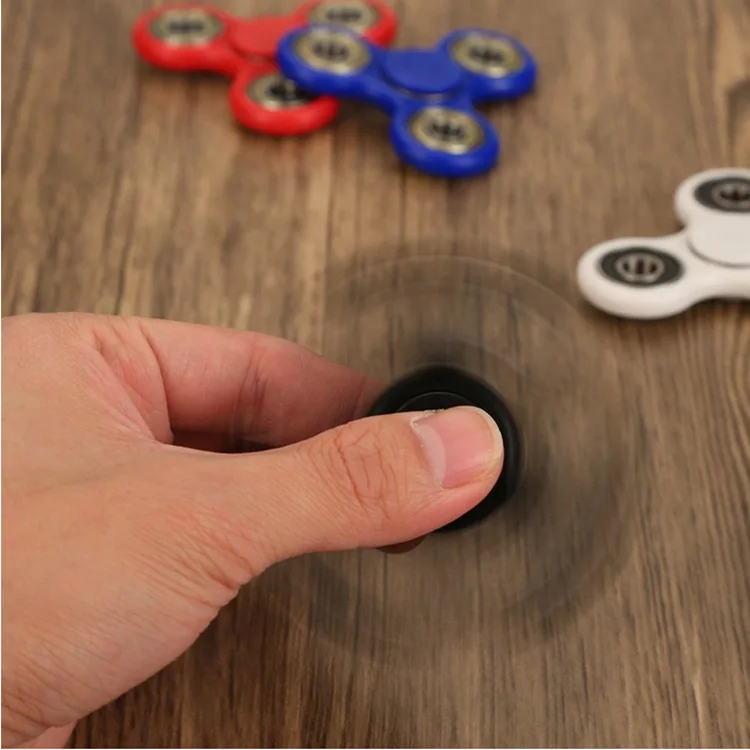 Творческий Керамическая Tri Spinner Игрушка Непоседа EDC Руки Счетчик для Аутизма и