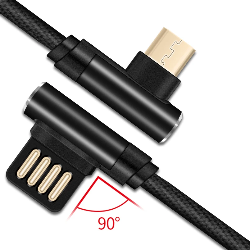 ASINA 90 градусов Micro USB кабель правый угол данных зарядное устройство для Xiaomi huawei