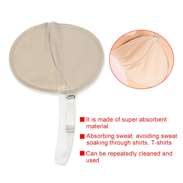1 пара подмышек поглощающая защита от пота моющаяся подмышка через плечо TK