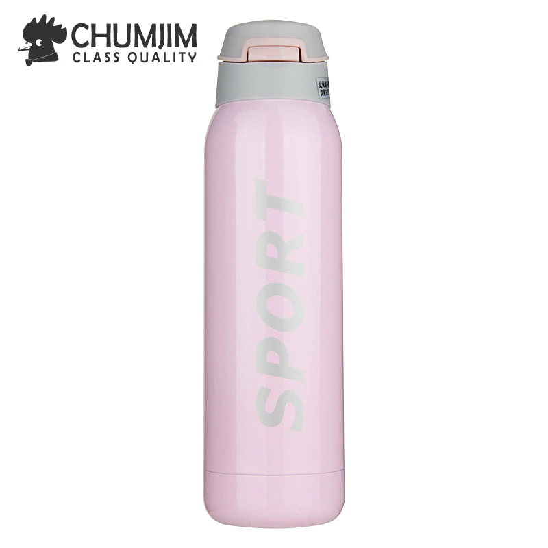 Chumjim 500 мл спортивные соломы термосы Нержавеющая сталь путешествия кружка-термос
