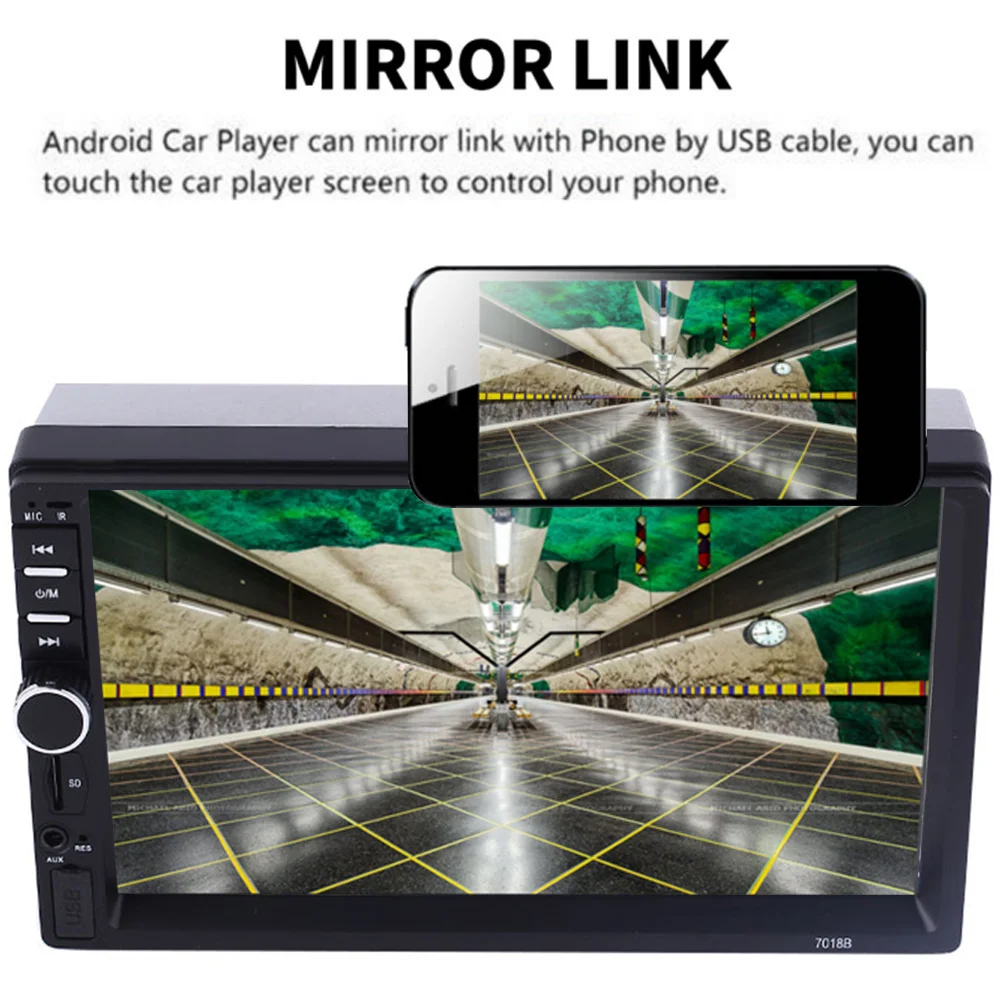 MP5 плеер AUX аудио видео радио Премиум Автомобильный пульт дистанционного