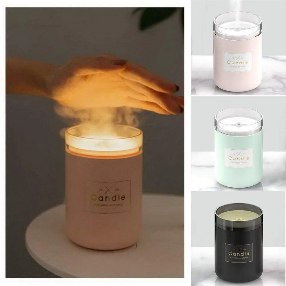 Прямая поставка ультразвуковой увлажнитель воздуха в виде свечи романтический