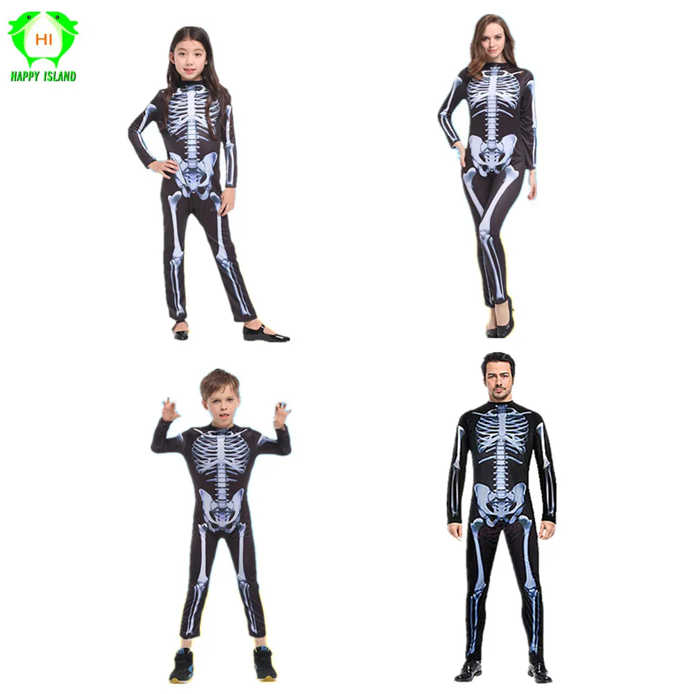 Карнавальный костюм на Хэллоуин страшная униформа для всей семьи вечерние