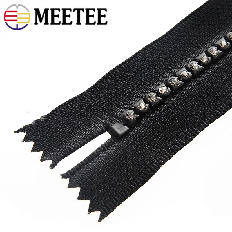 Meetee 5 # разъемная застежка-молния с открытым концом 60/70/80 см закрыты хвост 15/20 со