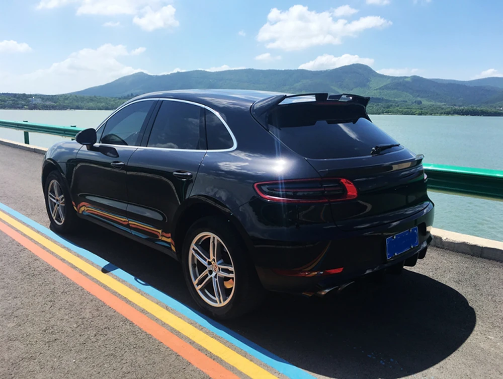 ABS авто задняя крыша спортивный хвост окно спойлер крыло для Porsche Macan SUV 2015 2016