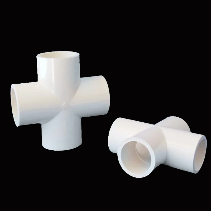 Соединитель для садовой системы полива ПВХ соединитель труб 4 канала