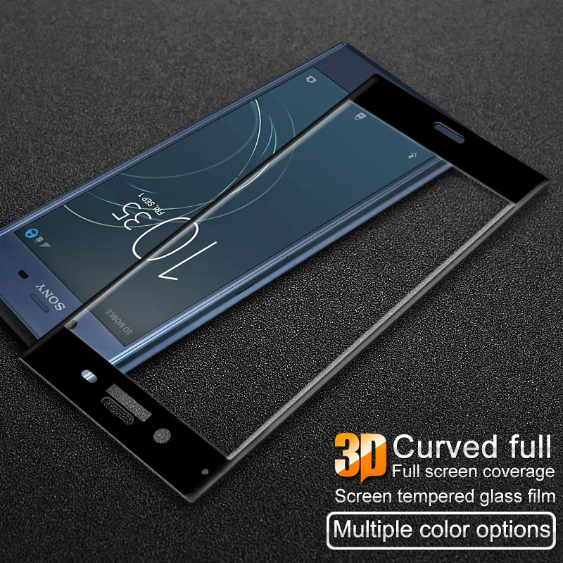 Закаленное 3D защитное стекло IMAK Для Sony Xperia XZ1|tempered glass screen protector|glass protectorscreen protector |