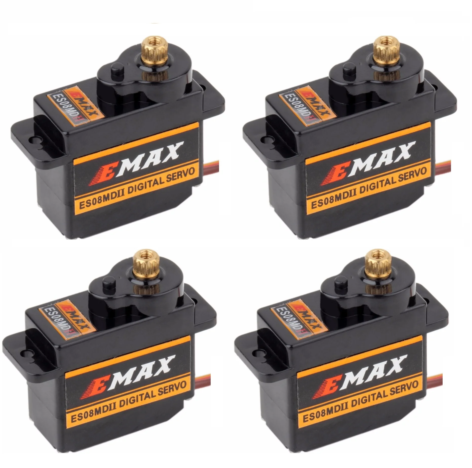 Цифровой сервопривод EMAX ES08MDII ES08MD II 4 шт./лот 12 г/2 кг/Высокоскоростной