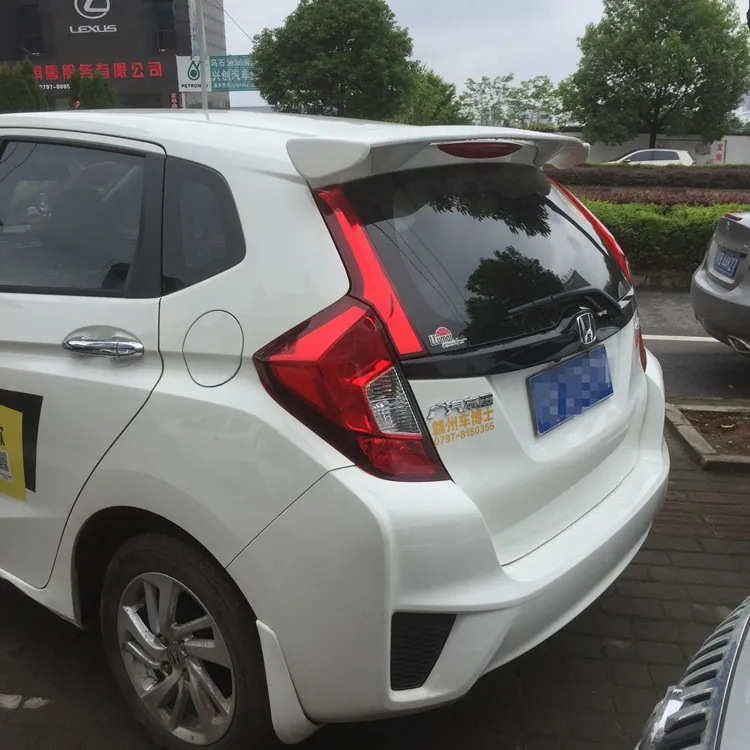 Для Honda Fit спойлер /15/16/17/ Джаз GK5 хэтчбек ABS Материал заднего крыла первоклассника Цвет спойлер на крышке багажника Спорт