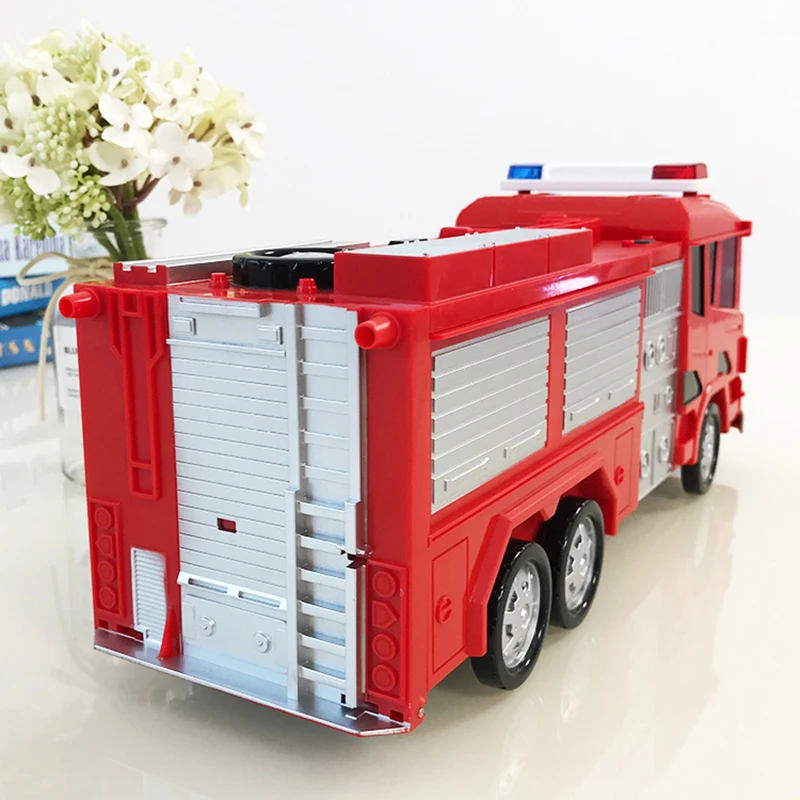Палец рок 1:24 DIY деформация пожарной машины литья под давлением игрушечный Транспорт модель деформации сплав трек автомобиль Сцена Игрушки для детей подарок