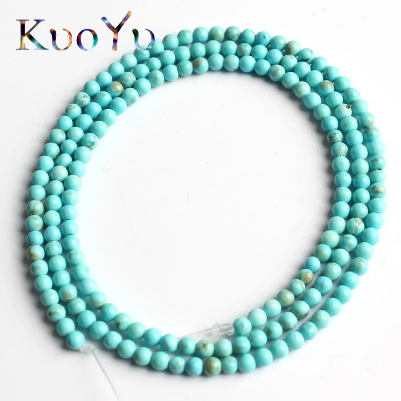 Turquoise Натуральный камень кварц кристалл Агаты Jaspers Амазонит Круглые бусины для самостоятельного изготовления ювелирных изделий браслет аксессуары 15 ''2 мм 3 мм - Цвет: Turquoise