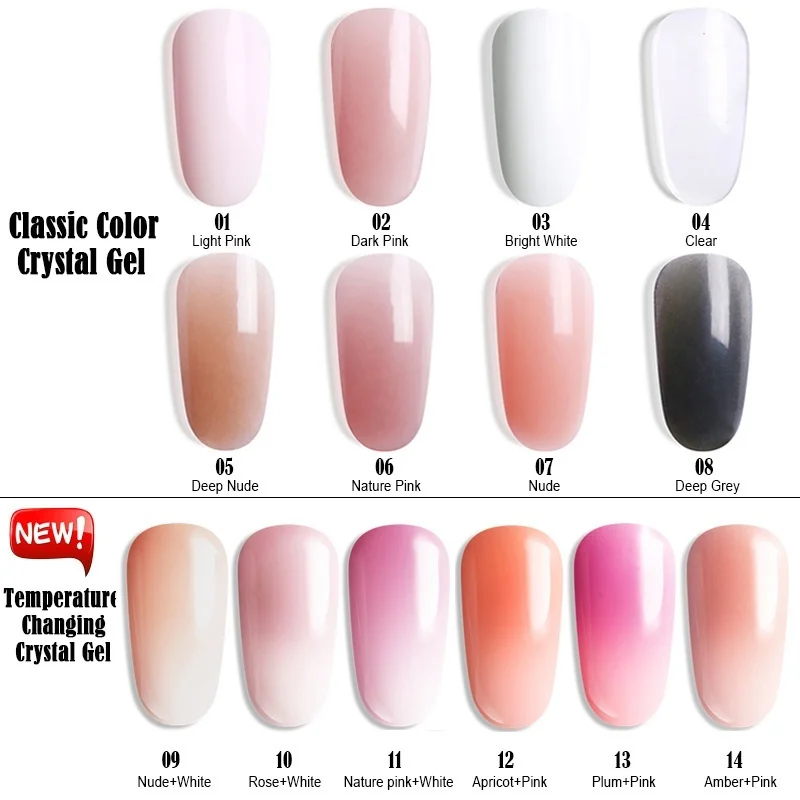 УФ гель для ногтей Modelones светодиодный Гель лак прозрачный Гибридный