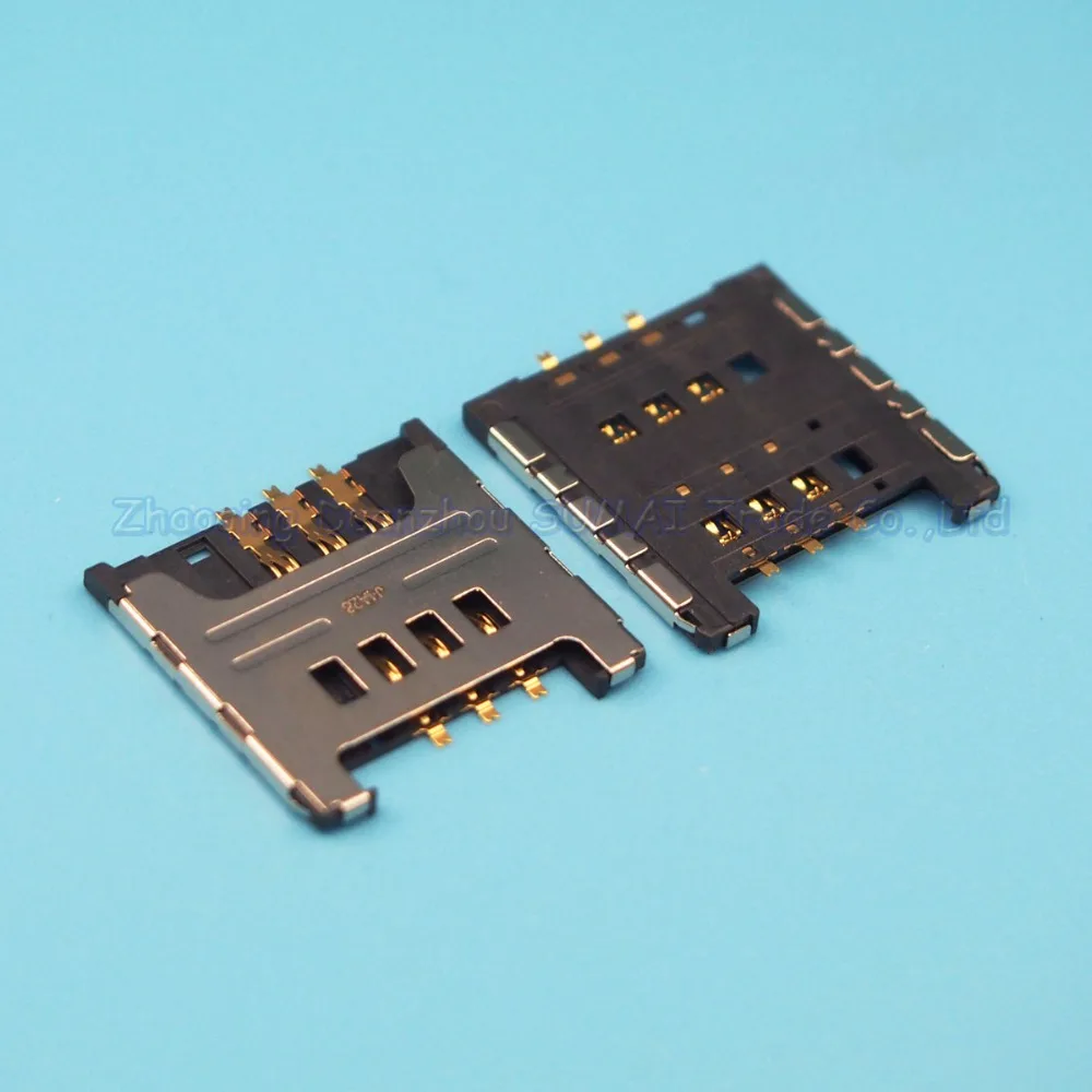 50 шт./лот держатель Sim-карты для Samsung I9000 N7000 i699 3520 S6358 S5360 I9220 разъем SIM-карты |