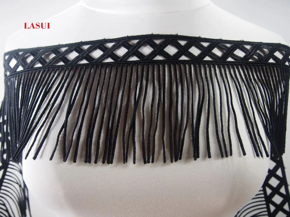 LASUI 2 ярда/1 лот ширина 13 см Водорастворимая Вышивка из молочного шелка кружевная