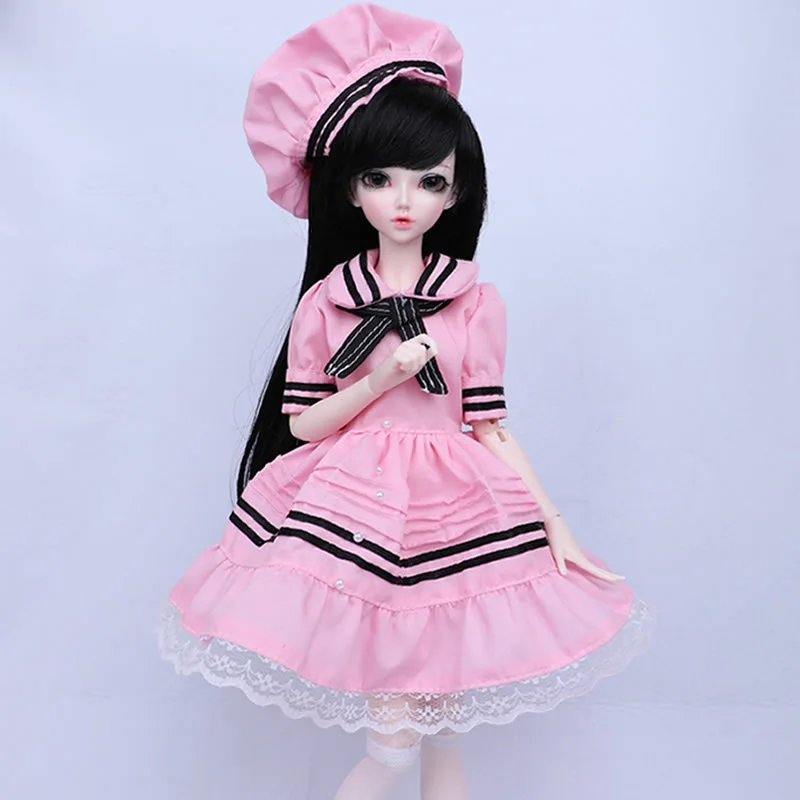 

New Arrival 1/4 BJD BJD / SD Fashion Lovel Chloe Doll For Baby Girl Birthday Gift Full Set With Face Make Up