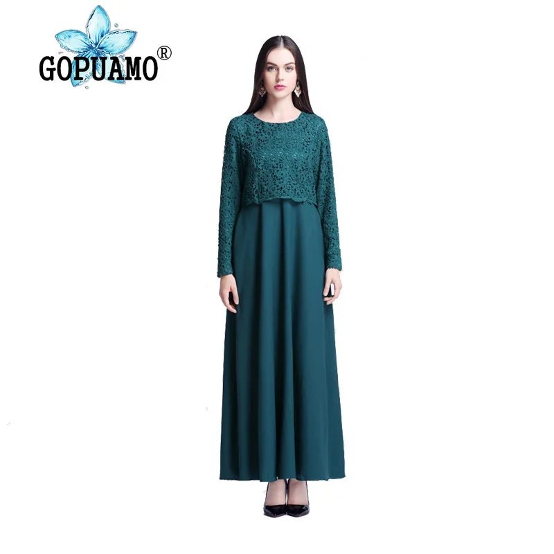 Женская мусульманская одежда abaya Дубай шифоновое Бандажное Макси мусульманское