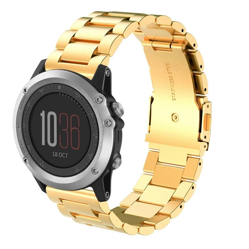 SCOMAS металлические браслеты из нержавеющей стали для Garmin Fenix 3/Fenix 3HR сменный смарт-браслет для Garmin Fenix 5X часы