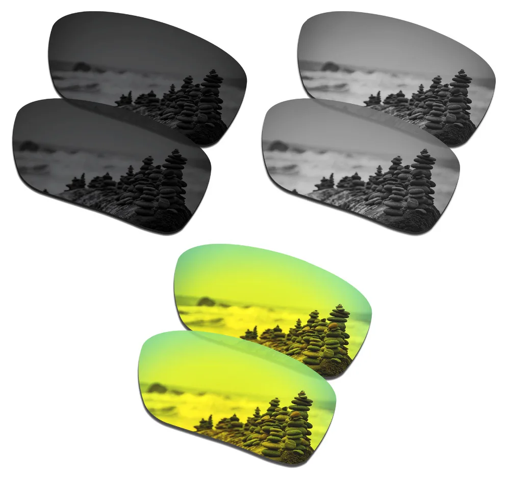 SmartVLT 3 пары поляризованных солнцезащитных очков Сменные линзы для Oakley Si Ballistic Det