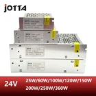 Импульсный источник питания 24 в 60 Вт 120 Вт 150 Вт 250 Вт 360 Вт Светодиодная лента трансформатор напряжения