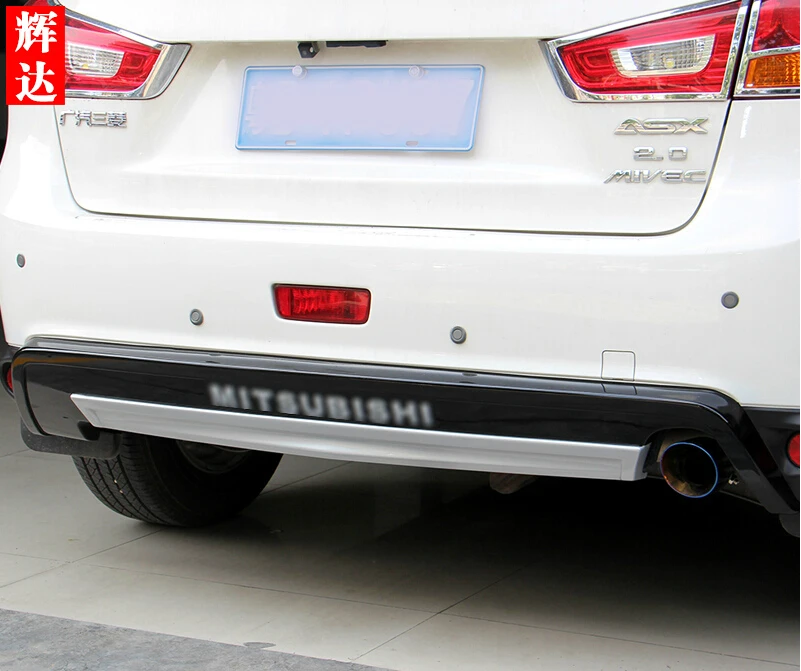 JIOYNG для Mitsubishi ASX 2013 2015 2 шт. передняя и задняя бамперы защита губ противоскользящая