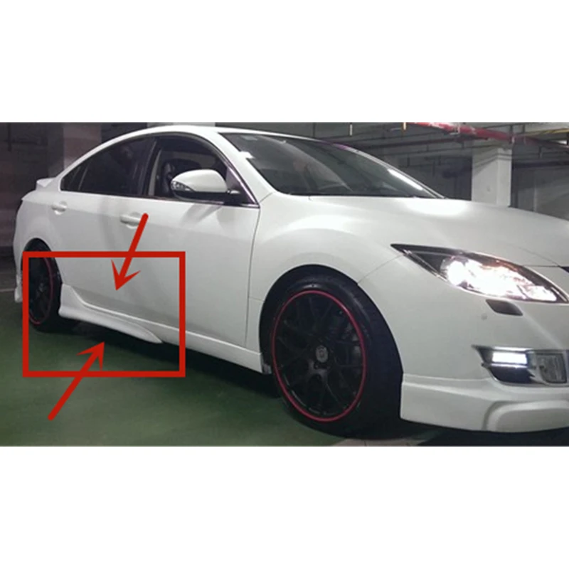 Используется для Mazda 6 боковые юбки чехол пороги бампер губы 2009 2015 год