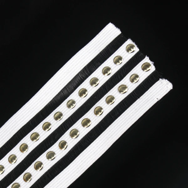 Белая эластичная тесьма с бусинами 59 мм кружево лента ремешок для шитья