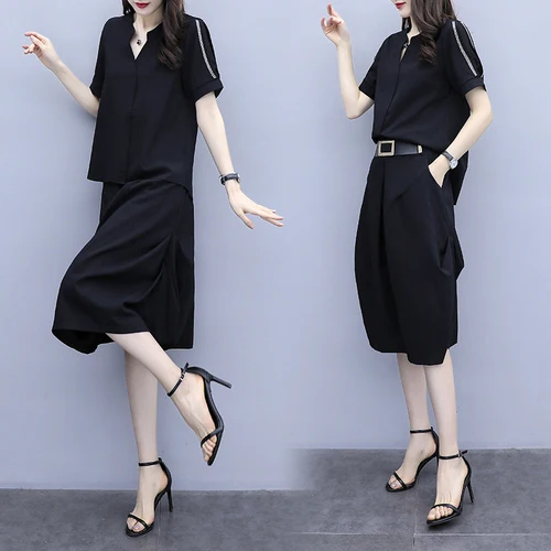 

Literary 2 Piece Skirt Set Women Casual Skirt And Top Set Summer Two Piece Set Women Clothes 2019 Ensemble Femme Deux Pieces