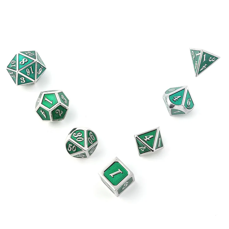 Игральные кости DND металлические Rpg набор многогранные подземелья и дракон