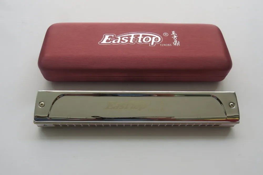 EASTTOP 24 Отверстия tremolo Губная гармошка профессиональная ключ для начинающих