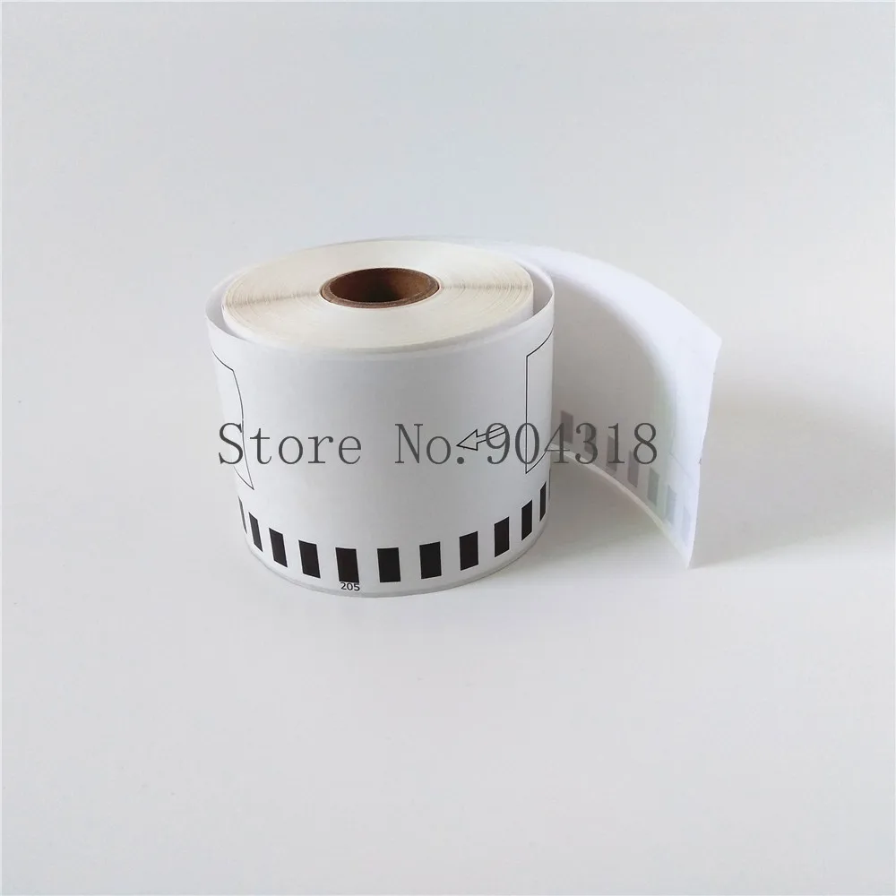 50 x Rolls Brother DK 22205 2205 Compatible Labels thermal labels 62mm 30.48m QL 570 580 700 720 1050 1060 | Компьютеры и офис