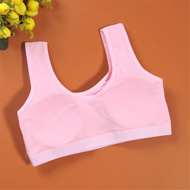 5pc Kids Bra Girls Underwear Clothing Cotton Teen Sports with Chest Pad Puberty Girl training Children Underclothes | Детская одежда и