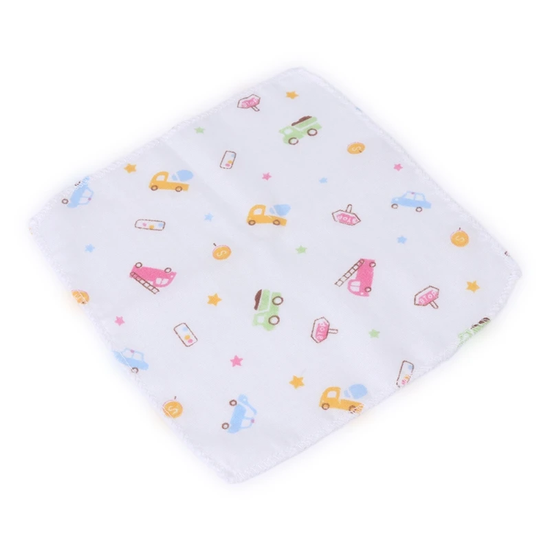 10 шт. Детский платок двухслойный марлевый для кормления малышей квадратные