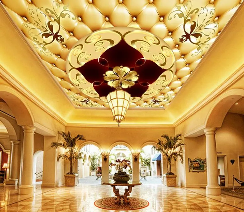 Роскошная индивидуальная 3d фото настенная бумага s потолочные фрески