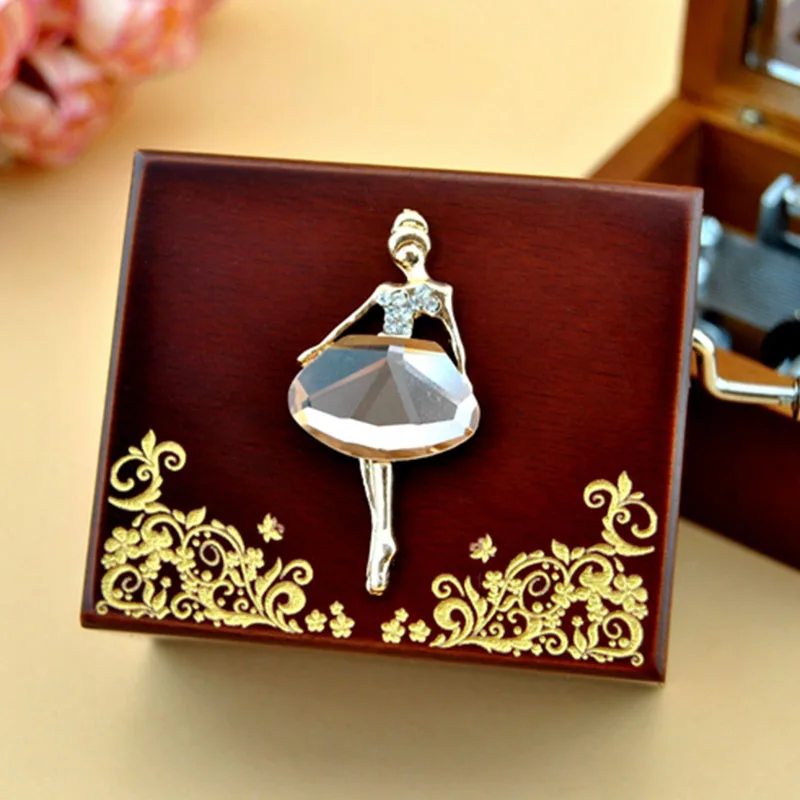 Балетная скамейка для девочек влюбленные лебеди деревянная музыкальная