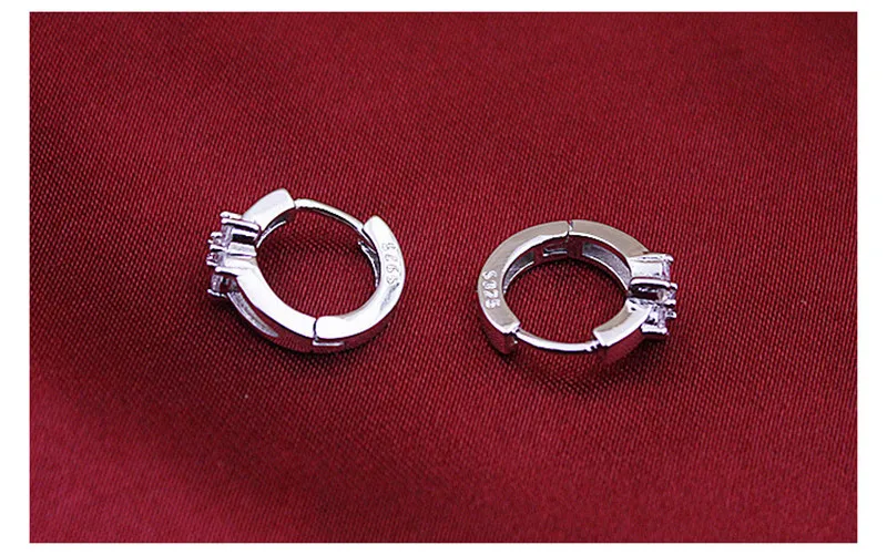 Женские серьги-кольца LUKENI модные серьги из стерлингового серебра 925 пробы с