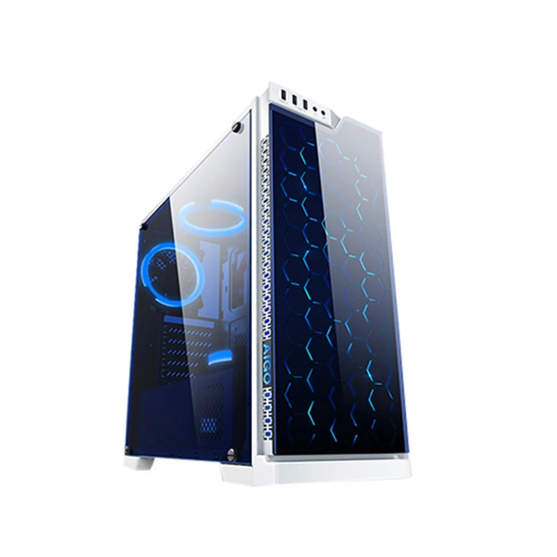 DIY настольный игровой компьютер ATX чехол с поддержкой ATX/ Micro материнская плата по
