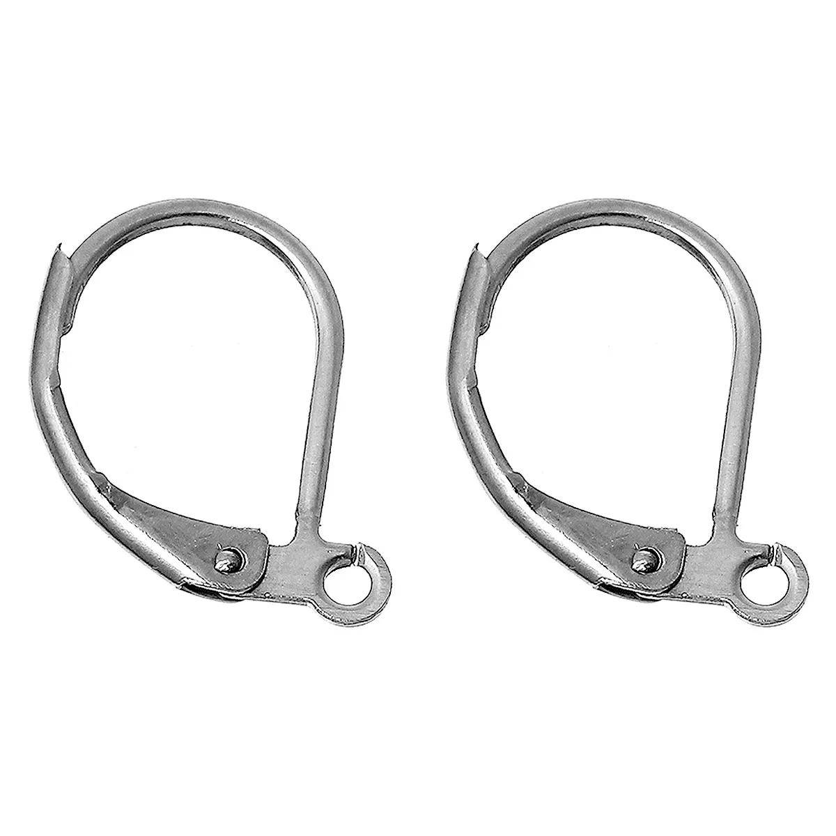 Серьги клипсы с рычагом для шампуры из нержавеющей стали серьги тусклого