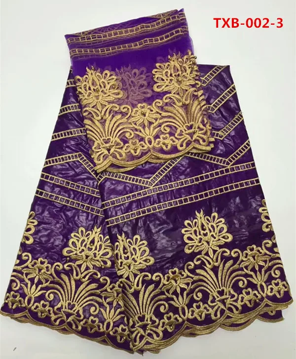 (5 ярдов/серия) новинка 2017 Базен Riche Getzner ткани белого цвета с золотой вышивкой для