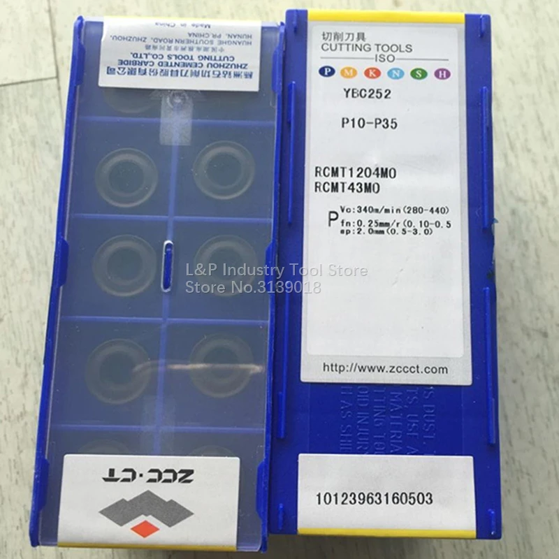 Новые оригинальные лезвия китайского производства ЧПУ RCMT1204MO YBC252 R6 карбидные