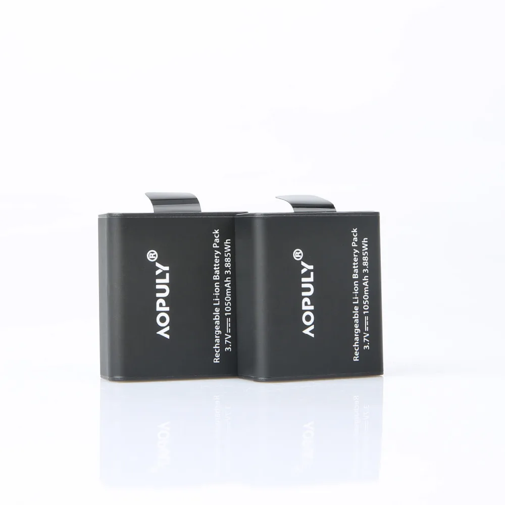 AOPULY Перезаряжаемые Батарея 2 шт. PG1050 для спортивной экшн камеры SJCAM SJ4000 SJ5000 SJ6000 SJ8000