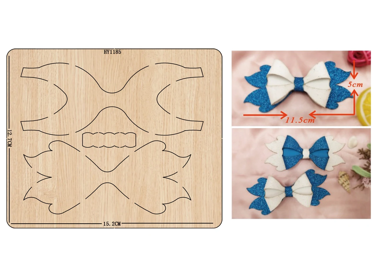 

bow cutting dies 2019 new die cut &wooden dies Suitable for common die cutting machines on the market
