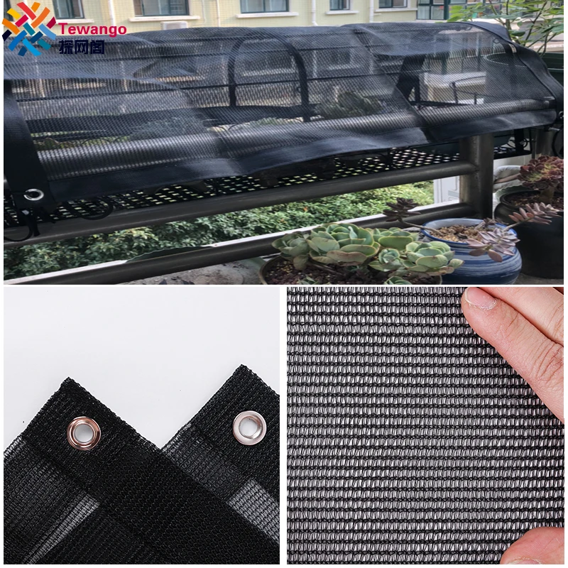 Tewango бренд HDPE+ УФ сетка наружная тент паруса Патио сад крышка блок 70% тент ставка черный суккулент растения тент сетка
