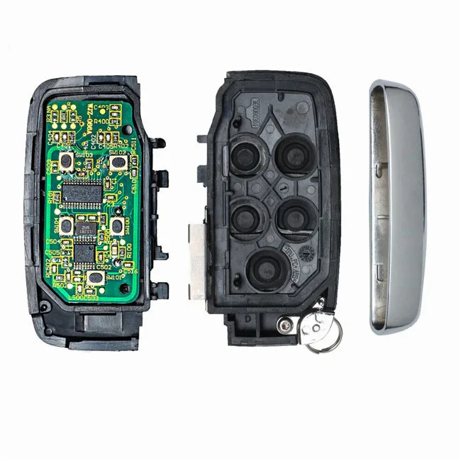Keyecu 5 Button 315/434MHz Remote Car Key Fob for LR2 LR4 2012-2015 Range Rover Evoque /Sport 2012-2017 FCC ID: KOBJTF10A |